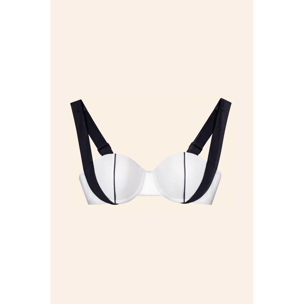 NWT WET Brigitte Monochrome Underwire Bikini Top M UPF 50+ MSRP $118